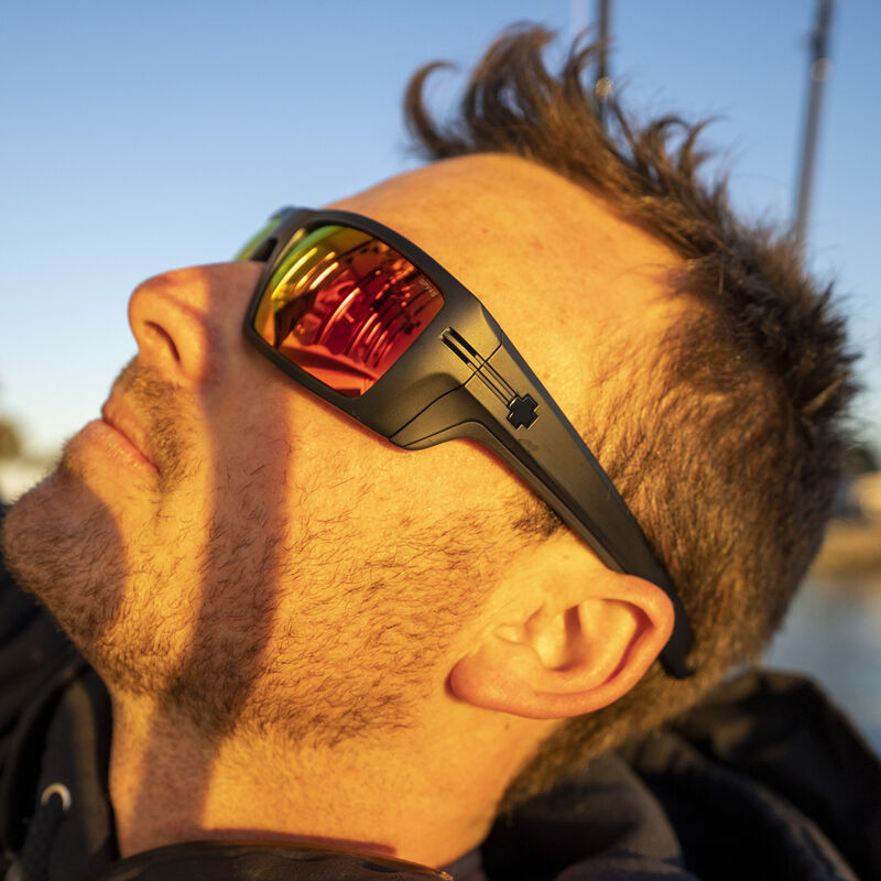 REBAR ANSI, Matte Black-Happy Bronze with Red Mirror, hi-res image number null